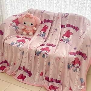 Brand New Sanrio My Melody Pink Throw Blanket